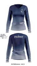 Fieldcrest High School 93620779 Women's Long Sleeve V-neck Shirt - 3