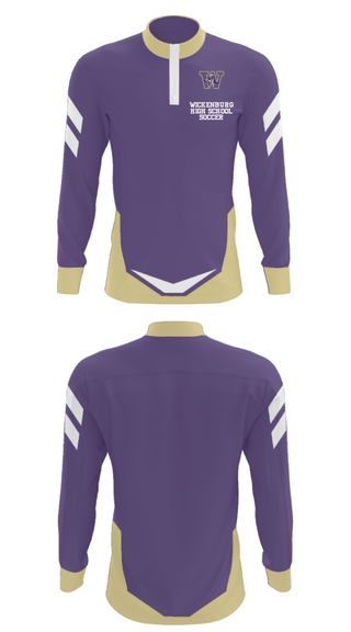 Quarter Zip Jacket, Wickenburg High School Soccer, Men's Soccer, Teamtime, Team time, sublimation, custom sports apparel, team uniforms, spirit wear, spiritwear, sports uniforms, custom shirts, team store, custom team store, fundraiser sports, apparel fundraiser