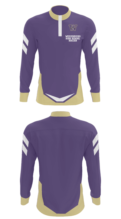 Wickenburg High School Soccer 71346455 Quarter Zip Jacket - 13