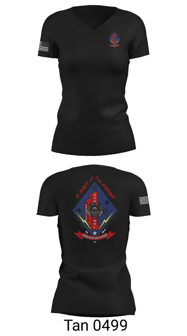 Women's Short Sleeve Vneck Shirt, , Marines, Teamtime, Team time, sublimation, custom sports apparel, team uniforms, spirit wear, spiritwear, sports uniforms, custom shirts, team store, custom team store, fundraiser sports, apparel fundraiser