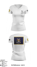 1-155th Dixie Thunder 83572891 Women's Short Sleeve V-neck Shirt - 2