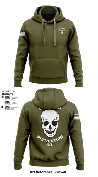 Hoodie, 2-319th AFAR MED PLT, Army, Teamtime, Team time, sublimation, custom sports apparel, team uniforms, spirit wear, spiritwear, sports uniforms, custom shirts, team store, custom team store, fundraiser sports, apparel fundraiser