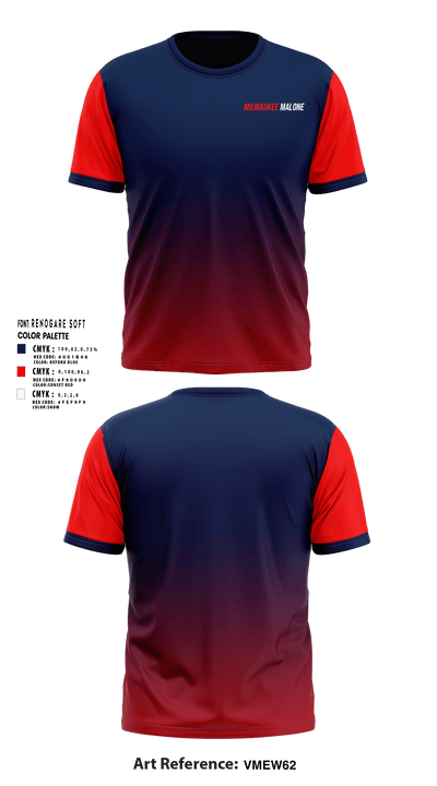 TEAM MALONE 42311566 Short Sleeve Performance Shirt - 1
