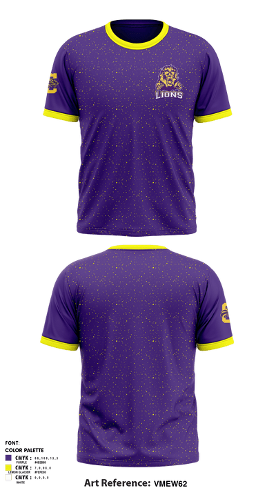 Columbia Central High School Golf 6708728 Short Sleeve Performance Shirt - 1