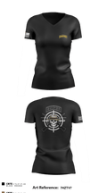 FCSD SNIPER 46569971 Women's Short Sleeve V-neck Shirt - 1