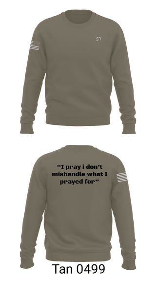 Crew Neck Sweatshirt, , Army, Teamtime, Team time, sublimation, custom sports apparel, team uniforms, spirit wear, spiritwear, sports uniforms, custom shirts, team store, custom team store, fundraiser sports, apparel fundraiser