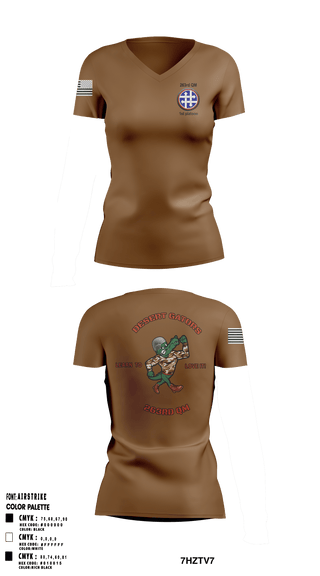 Women's Short Sleeve Vneck Shirt, 263rd QM, Army, Teamtime, Team time, sublimation, custom sports apparel, team uniforms, spirit wear, spiritwear, sports uniforms, custom shirts, team store, custom team store, fundraiser sports, apparel fundraiser