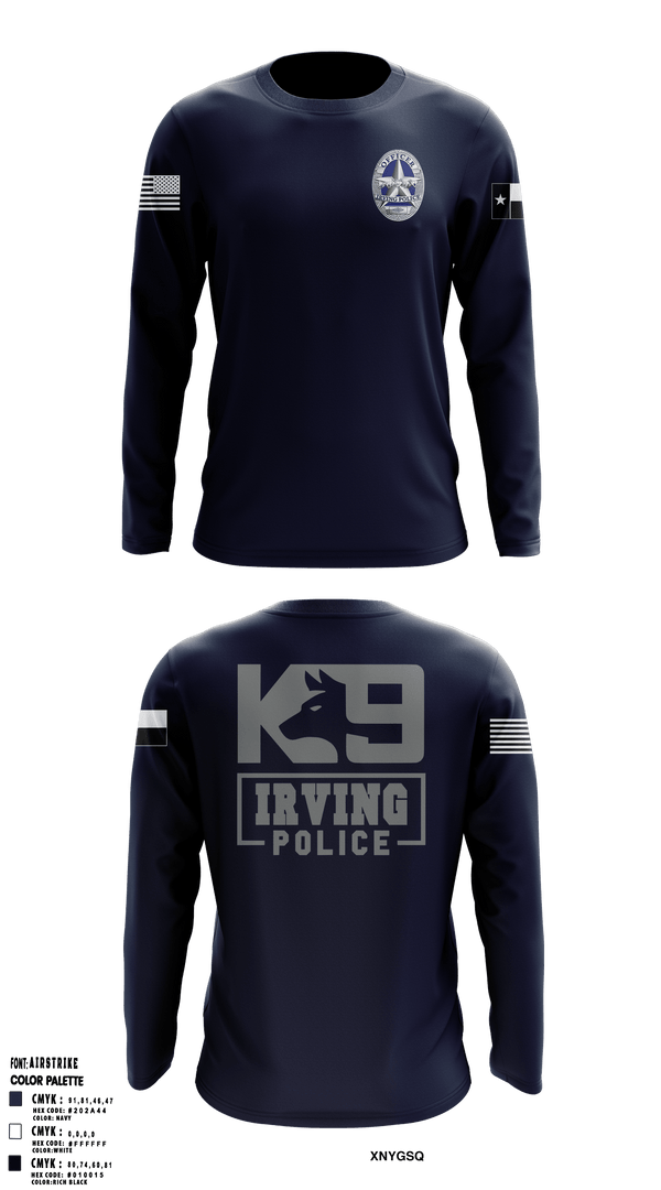 Long Sleeve Performance Shirt, , Police, Teamtime, Team time, sublimation, custom sports apparel, team uniforms, spirit wear, spiritwear, sports uniforms, custom shirts, team store, custom team store, fundraiser sports, apparel fundraiser