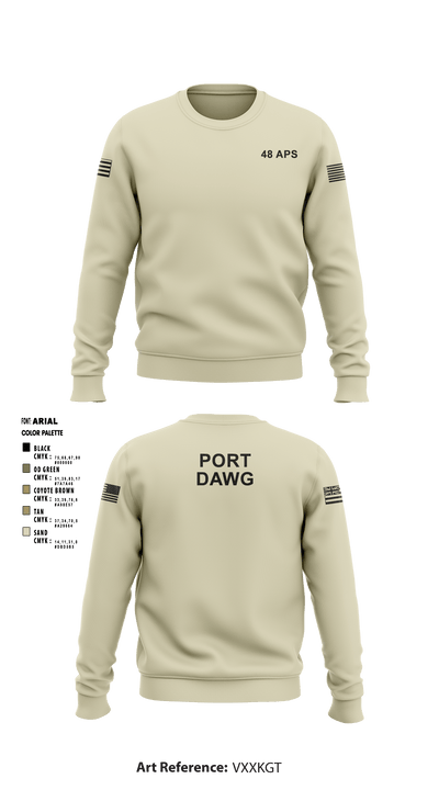 48 aps 32006617 Crew Neck Sweatshirt - 5