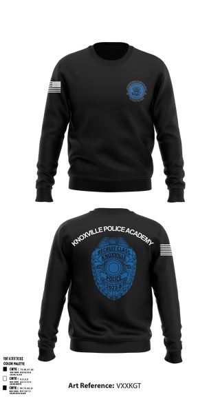 Crew Neck Sweatshirt, Basic Recruit class 2023-B, Police, Teamtime, Team time, sublimation, custom sports apparel, team uniforms, spirit wear, spiritwear, sports uniforms, custom shirts, team store, custom team store, fundraiser sports, apparel fundraiser