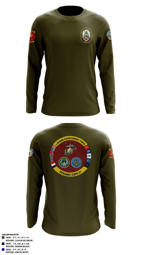 Long Sleeve Performance Shirt, , Marines, Teamtime, Team time, sublimation, custom sports apparel, team uniforms, spirit wear, spiritwear, sports uniforms, custom shirts, team store, custom team store, fundraiser sports, apparel fundraiser