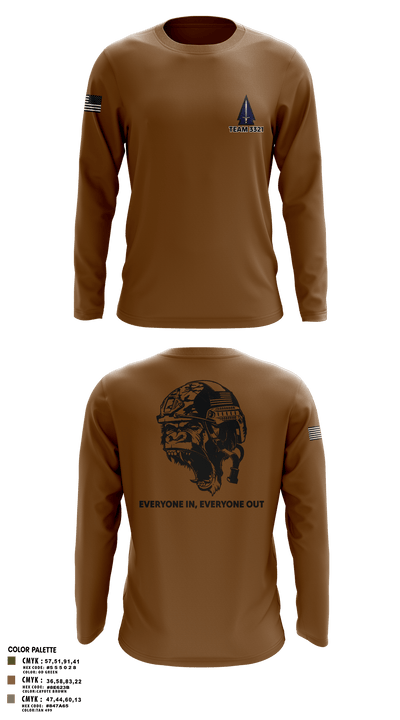 3rd SFAB 14346541 Long Sleeve Performance Shirt - 2