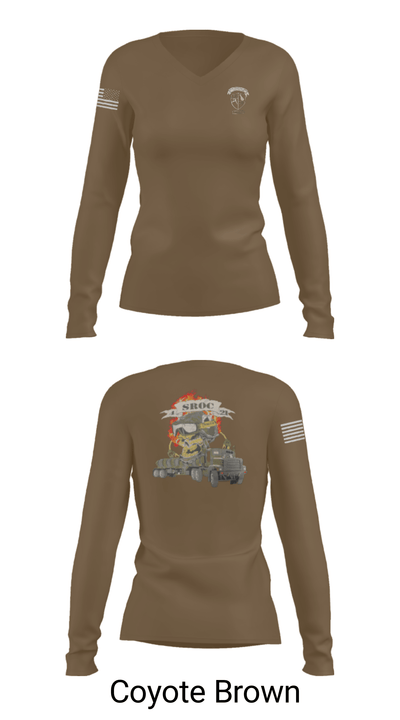 3DTB 21481921 Women's Long Sleeve V-neck Shirt - 38