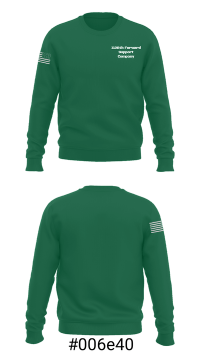 1128th Forward Support Company 33272257 Crew Neck Sweatshirt - 7