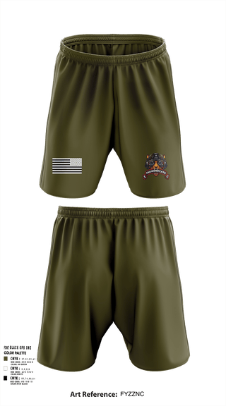 Athletic Shorts With Pockets, 2-1 IN, Army, Teamtime, Team time, sublimation, custom sports apparel, team uniforms, spirit wear, spiritwear, sports uniforms, custom shirts, team store, custom team store, fundraiser sports, apparel fundraiser