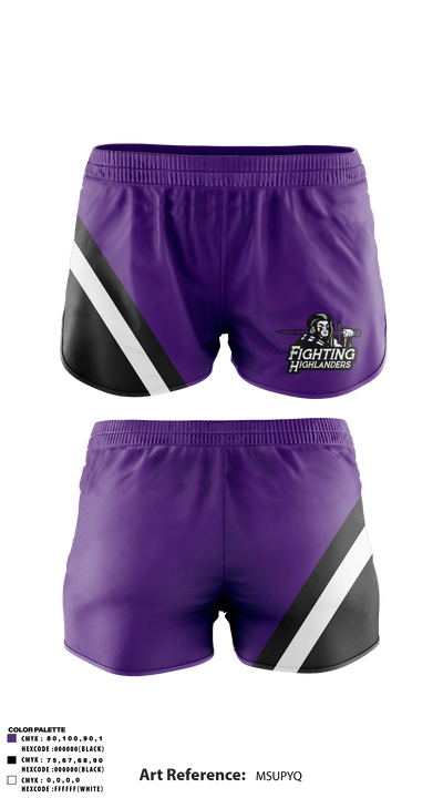 Baldwin High School 30634360 Track Shorts - 1