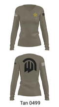 Waxahachie Recruiting Station 82503072 Women's Long Sleeve V-neck Shirt - 40