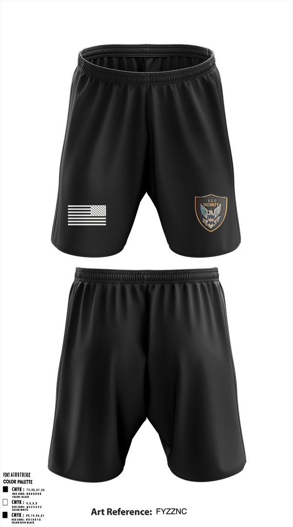 Athletic Shorts With Pockets, Security, , Teamtime, Team time, sublimation, custom sports apparel, team uniforms, spirit wear, spiritwear, sports uniforms, custom shirts, team store, custom team store, fundraiser sports, apparel fundraiser