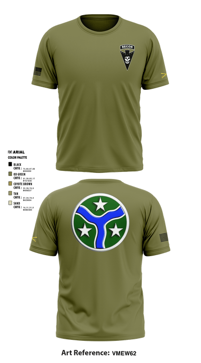 3/278 Armored Calvary Regiment 57774458 Short Sleeve Performance Shirt - 2