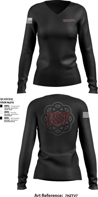 Women's Long Sleeve Vneck Shirt, Redshift7, Space Force, Teamtime, Team time, sublimation, custom sports apparel, team uniforms, spirit wear, spiritwear, sports uniforms, custom shirts, team store, custom team store, fundraiser sports, apparel fundraiser
