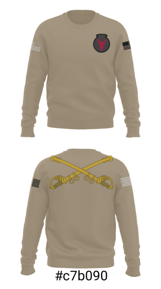 Crew Neck Sweatshirt, , National Guard, Teamtime, Team time, sublimation, custom sports apparel, team uniforms, spirit wear, spiritwear, sports uniforms, custom shirts, team store, custom team store, fundraiser sports, apparel fundraiser