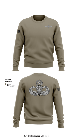 Crew Neck Sweatshirt, , Army, Teamtime, Team time, sublimation, custom sports apparel, team uniforms, spirit wear, spiritwear, sports uniforms, custom shirts, team store, custom team store, fundraiser sports, apparel fundraiser