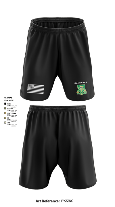 709th MP BN HHD 13627069 Athletic Shorts With Pockets - 1
