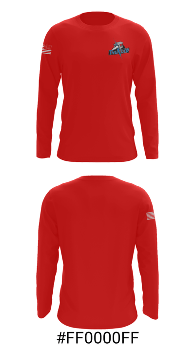 Long Prairie-Grey Eagle High School Football 55876692 Long Sleeve Performance Shirt - 18