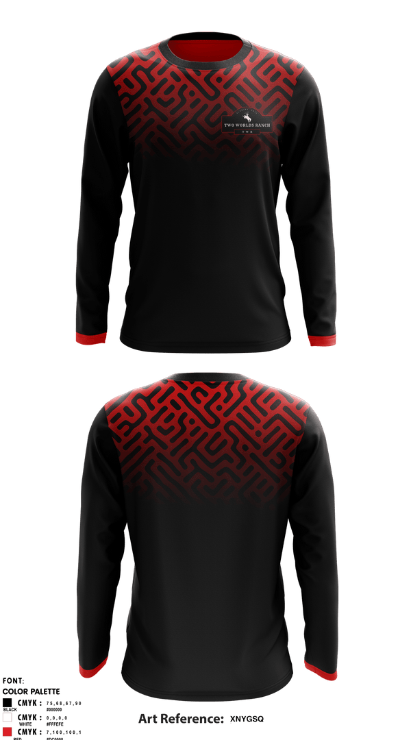 Long Sleeve Performance Shirt, Two Worlds Ranch, , Teamtime, Team time, sublimation, custom sports apparel, team uniforms, spirit wear, spiritwear, sports uniforms, custom shirts, team store, custom team store, fundraiser sports, apparel fundraiser