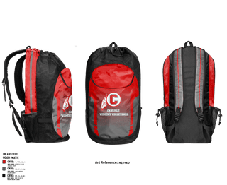Gear Bag, Carlisle Senior High School Volleyball, Women's Volleyball, Teamtime, Team time, sublimation, custom sports apparel, team uniforms, spirit wear, spiritwear, sports uniforms, custom shirts, team store, custom team store, fundraiser sports, apparel fundraiser