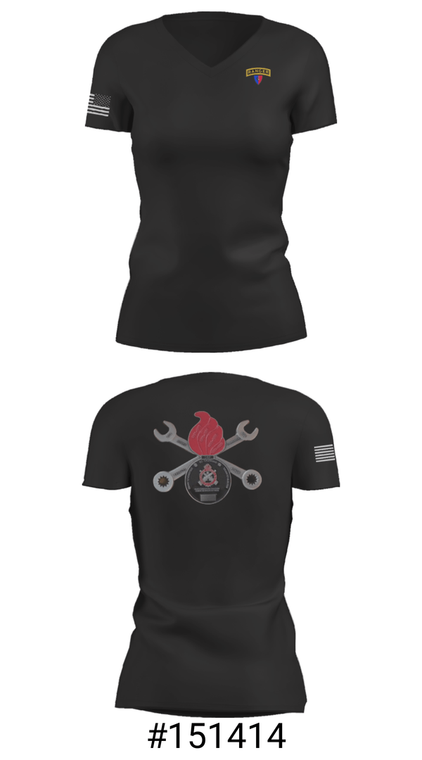 Women's Short Sleeve Vneck Shirt, , National Guard, Teamtime, Team time, sublimation, custom sports apparel, team uniforms, spirit wear, spiritwear, sports uniforms, custom shirts, team store, custom team store, fundraiser sports, apparel fundraiser