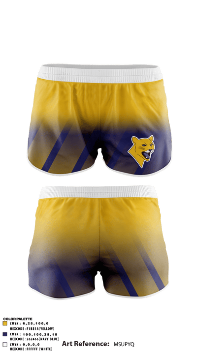 Newark Memorial High School Soccer 2960760 Track Shorts - 1
