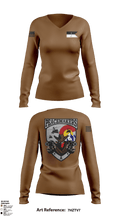 4-4 Attack Battalion 63788655 Women's Long Sleeve V-neck Shirt - 5