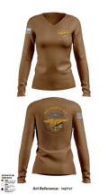 NNSY & FMB 67HS 67056282 Women's Long Sleeve V-neck Shirt - 1