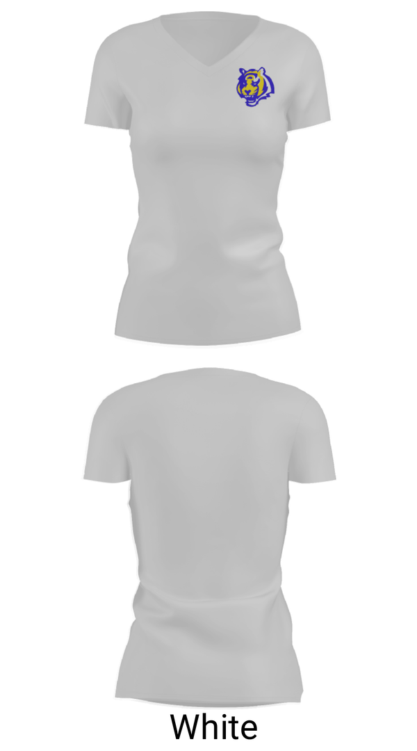 Women's Short Sleeve Vneck Shirt, Stanfield High School, Spirit Store, Teamtime, Team time, sublimation, custom sports apparel, team uniforms, spirit wear, spiritwear, sports uniforms, custom shirts, team store, custom team store, fundraiser sports, apparel fundraiser