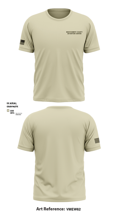 Montgomery County Detention Center 84583127 Short Sleeve Performance Shirt - 1