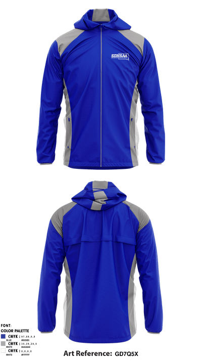 SDHSAA 19396685 Windbreaker - 1