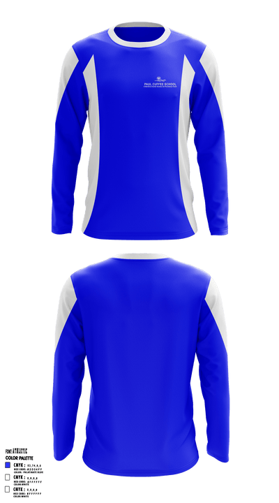 Paul Cuffee Upper School 45670279 Long Sleeve Performance Shirt - 1