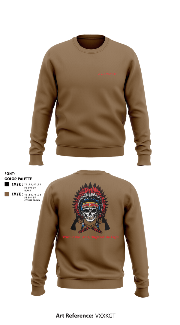 Crew Neck Sweatshirt, B Co 309th MI BN, Army, Teamtime, Team time, sublimation, custom sports apparel, team uniforms, spirit wear, spiritwear, sports uniforms, custom shirts, team store, custom team store, fundraiser sports, apparel fundraiser