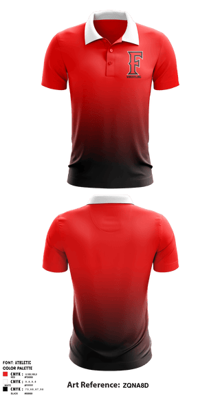 Short Sleeve Performance Polo, Frontier Senior High School Wrestling, Wrestling, Teamtime, Team time, sublimation, custom sports apparel, team uniforms, spirit wear, spiritwear, sports uniforms, custom shirts, team store, custom team store, fundraiser sports, apparel fundraiser