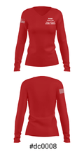 WOMC (warrior operational medic clinic) 81742681 Women's Long Sleeve V-neck Shirt - 37