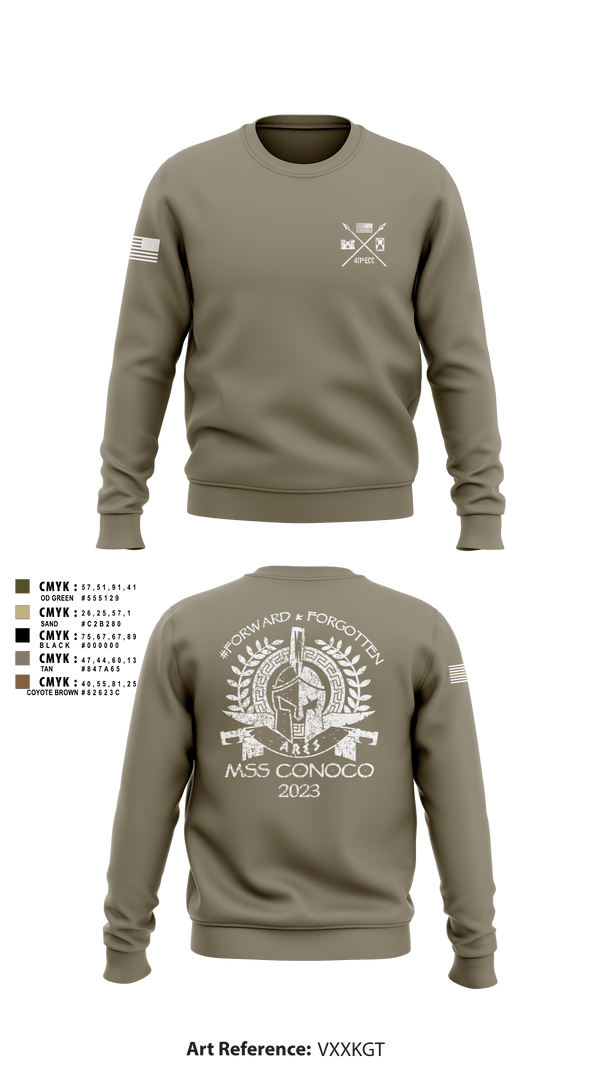 Crew Neck Sweatshirt, , Army, Teamtime, Team time, sublimation, custom sports apparel, team uniforms, spirit wear, spiritwear, sports uniforms, custom shirts, team store, custom team store, fundraiser sports, apparel fundraiser