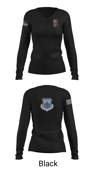 OSI 37717119 Women's Long Sleeve V-neck Shirt - 39