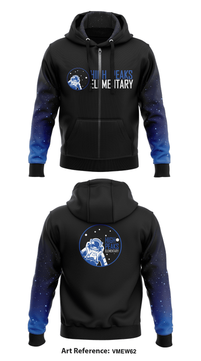 High Peaks Elementary School 42017236 Zip Hoodie - 1