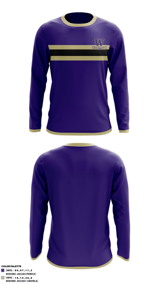 Long Sleeve Performance Shirt, Washington High School Golf, Golf, Teamtime, Team time, sublimation, custom sports apparel, team uniforms, spirit wear, spiritwear, sports uniforms, custom shirts, team store, custom team store, fundraiser sports, apparel fundraiser