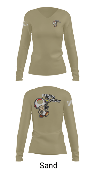 84th Engineer Battalion S&D 81399960 Women's Long Sleeve V-neck Shirt - 41