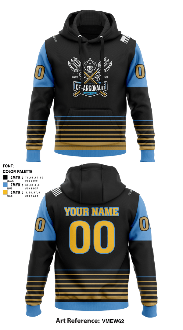 Hoodie, CF-ARGONAUTS, Ice Hockey, Teamtime, Team time, sublimation, custom sports apparel, team uniforms, spirit wear, spiritwear, sports uniforms, custom shirts, team store, custom team store, fundraiser sports, apparel fundraiser