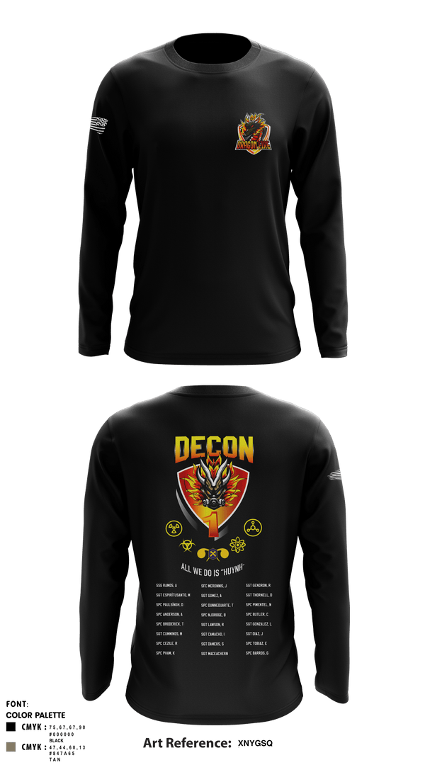 Long Sleeve Performance Shirt, 272 Chemical Company Decon 1, National Guard, Teamtime, Team time, sublimation, custom sports apparel, team uniforms, spirit wear, spiritwear, sports uniforms, custom shirts, team store, custom team store, fundraiser sports, apparel fundraiser