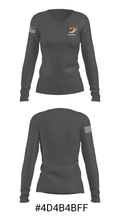 Temecula Valley High School Field Hockey 8529337 Women's Long Sleeve V-neck Shirt - 33