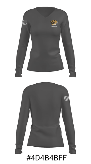 Women's Long Sleeve Vneck Shirt, Temecula Valley High School Field Hockey, Field Hockey, Teamtime, Team time, sublimation, custom sports apparel, team uniforms, spirit wear, spiritwear, sports uniforms, custom shirts, team store, custom team store, fundraiser sports, apparel fundraiser